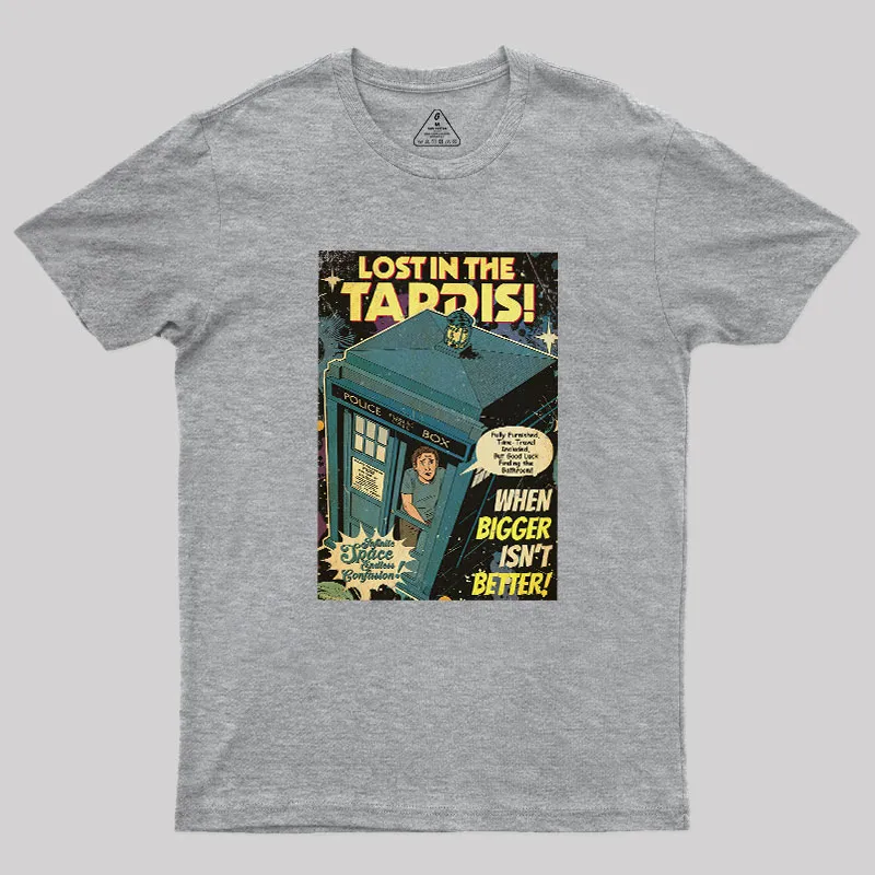 Lost in the TARDIS Geek T-Shirt - Image 4