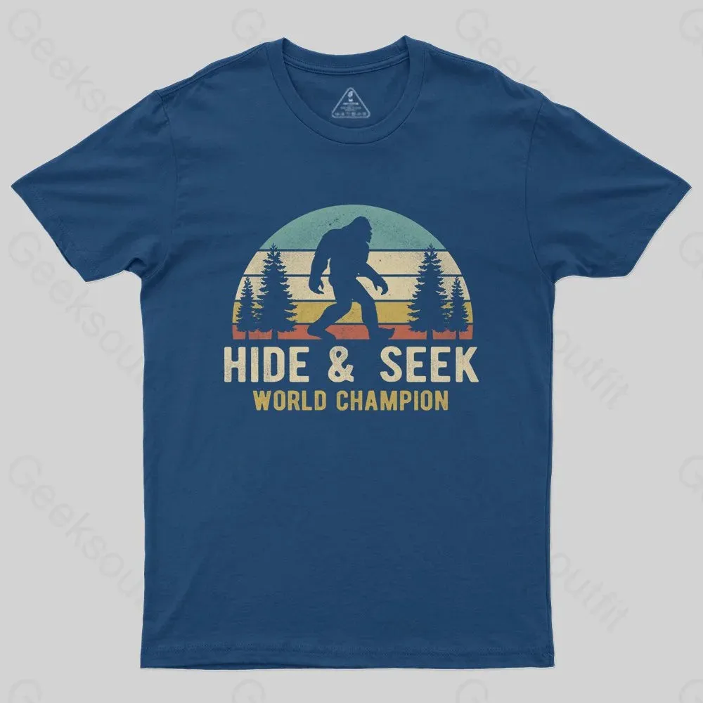 Bigfoot - Hide And Seek World Champion T-Shirt - Image 2