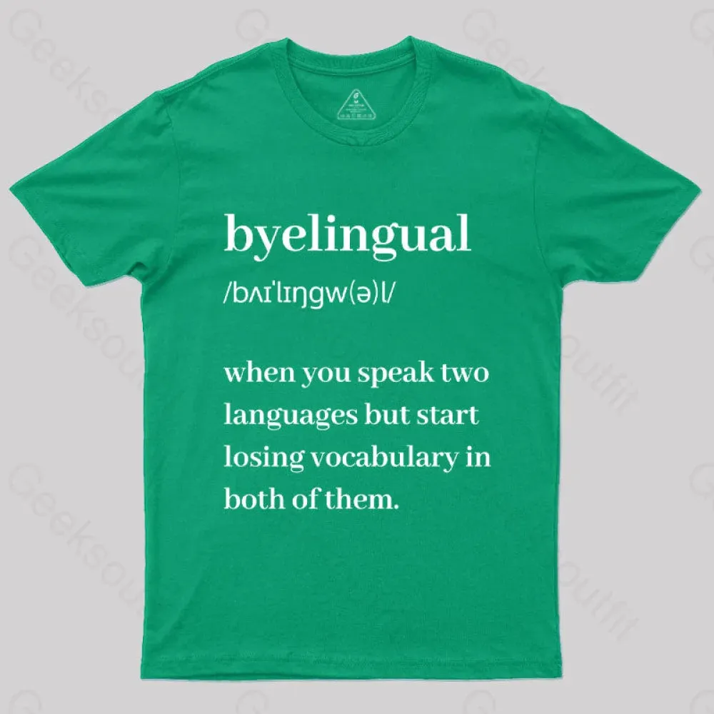 Bilingual Definition Geek T-Shirt - Image 8
