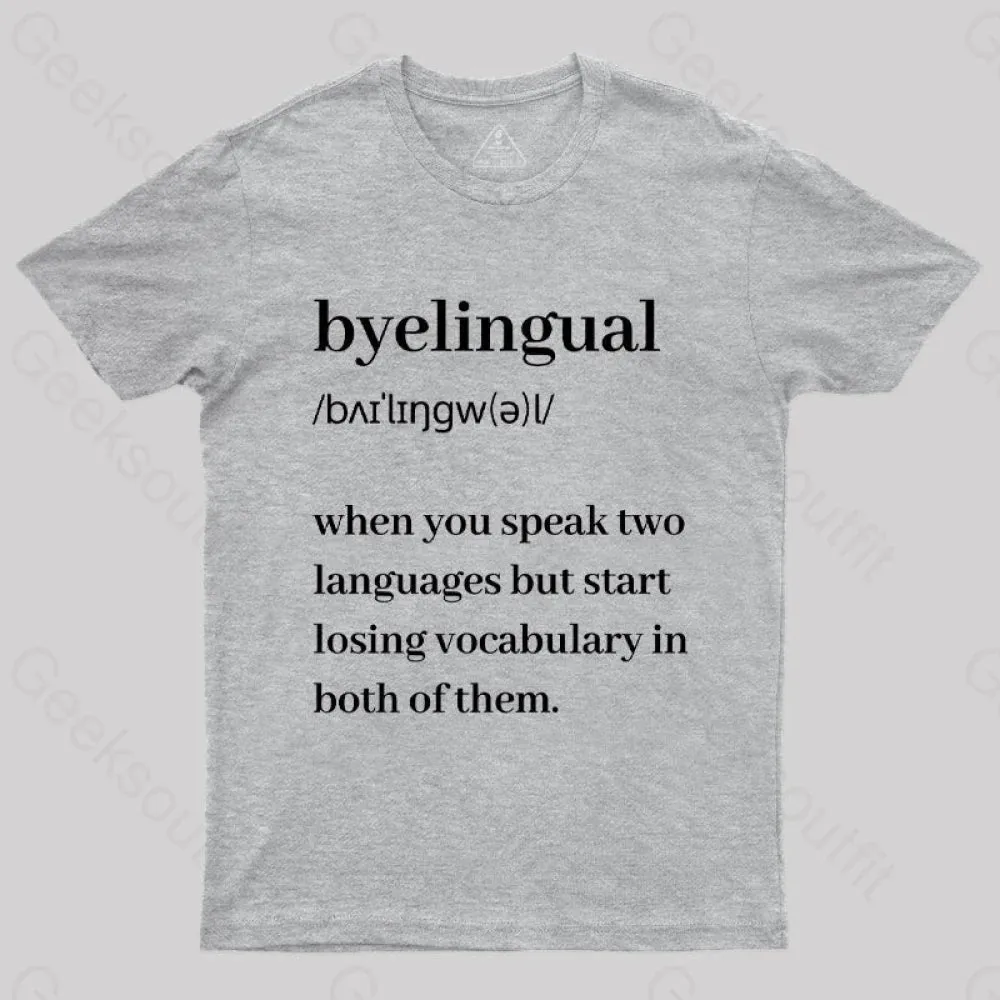 Bilingual Definition Geek T-Shirt - Image 10
