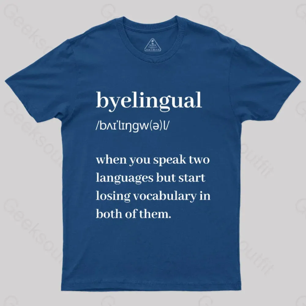 Bilingual Definition Geek T-Shirt - Image 4