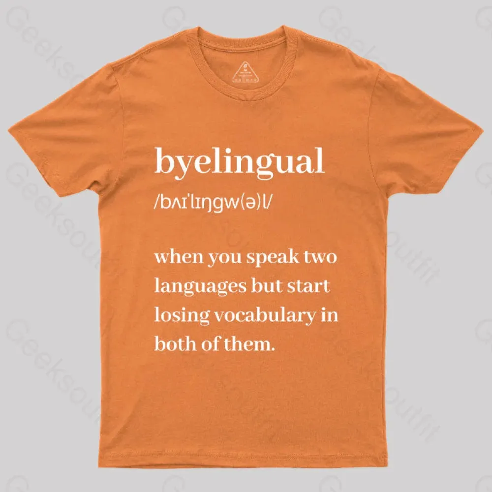 Bilingual Definition Geek T-Shirt - Image 7