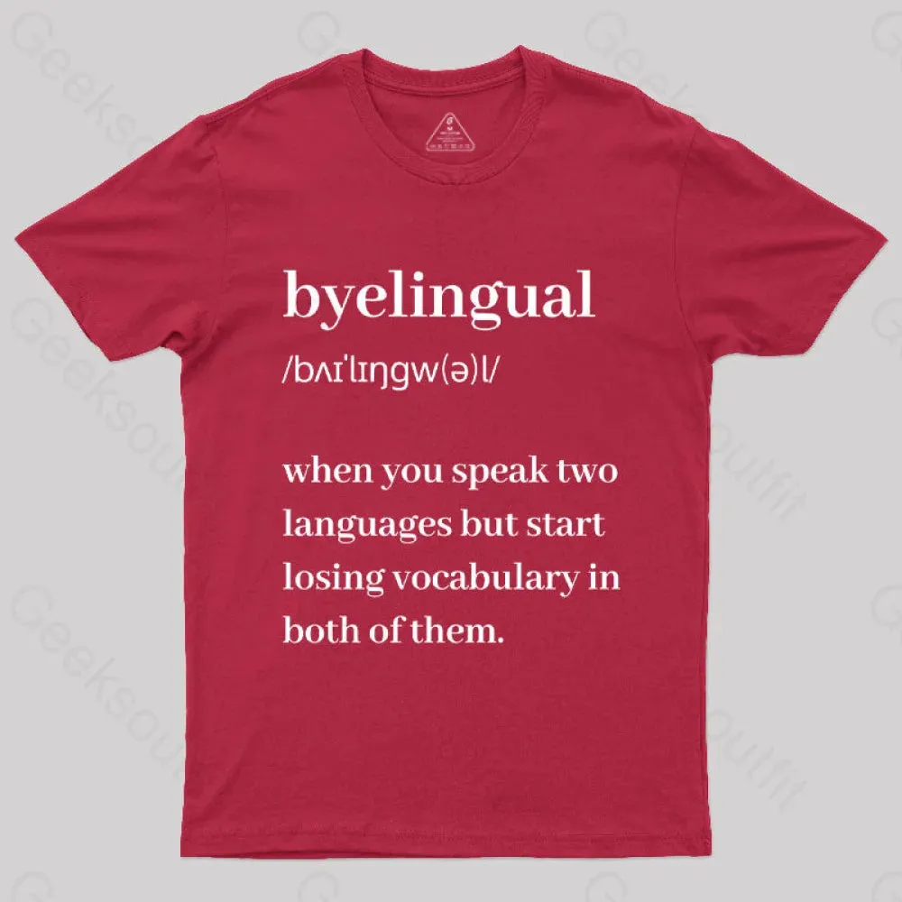 Bilingual Definition Geek T-Shirt - Image 2