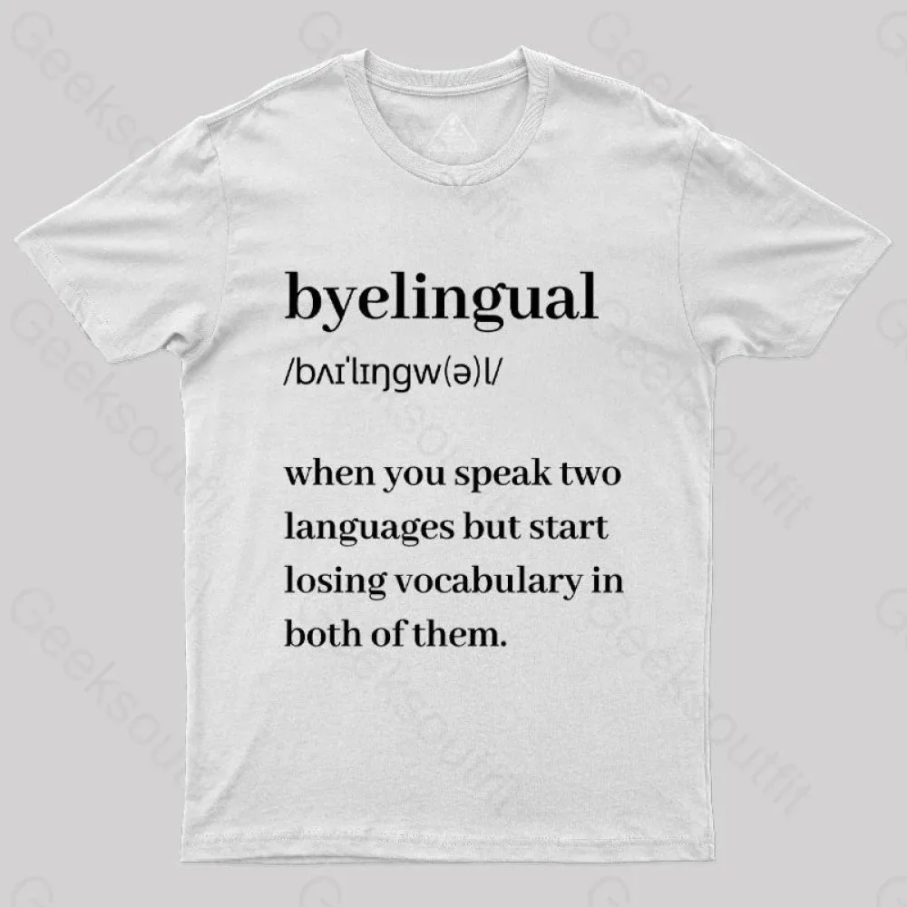 Bilingual Definition Geek T-Shirt - Image 11