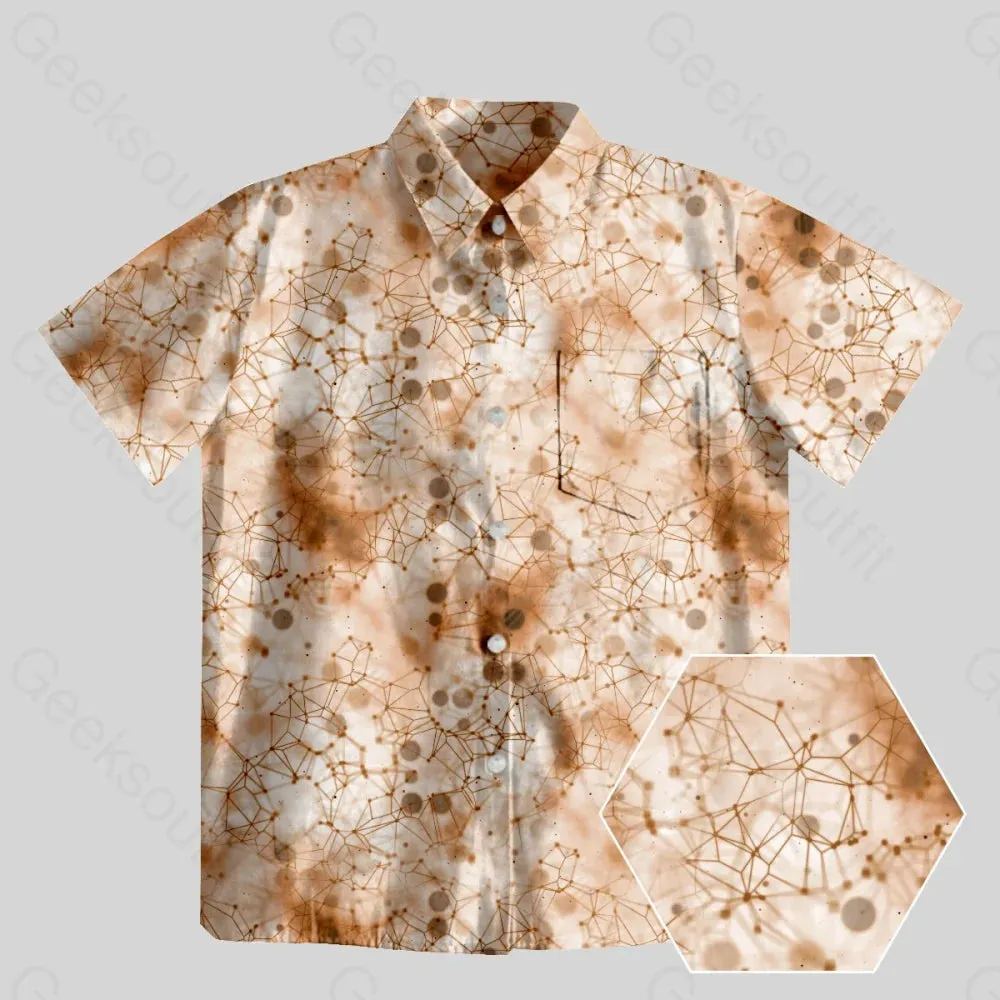 Biological DNA Moleculee Button Up Pocket Shirt - Image 2