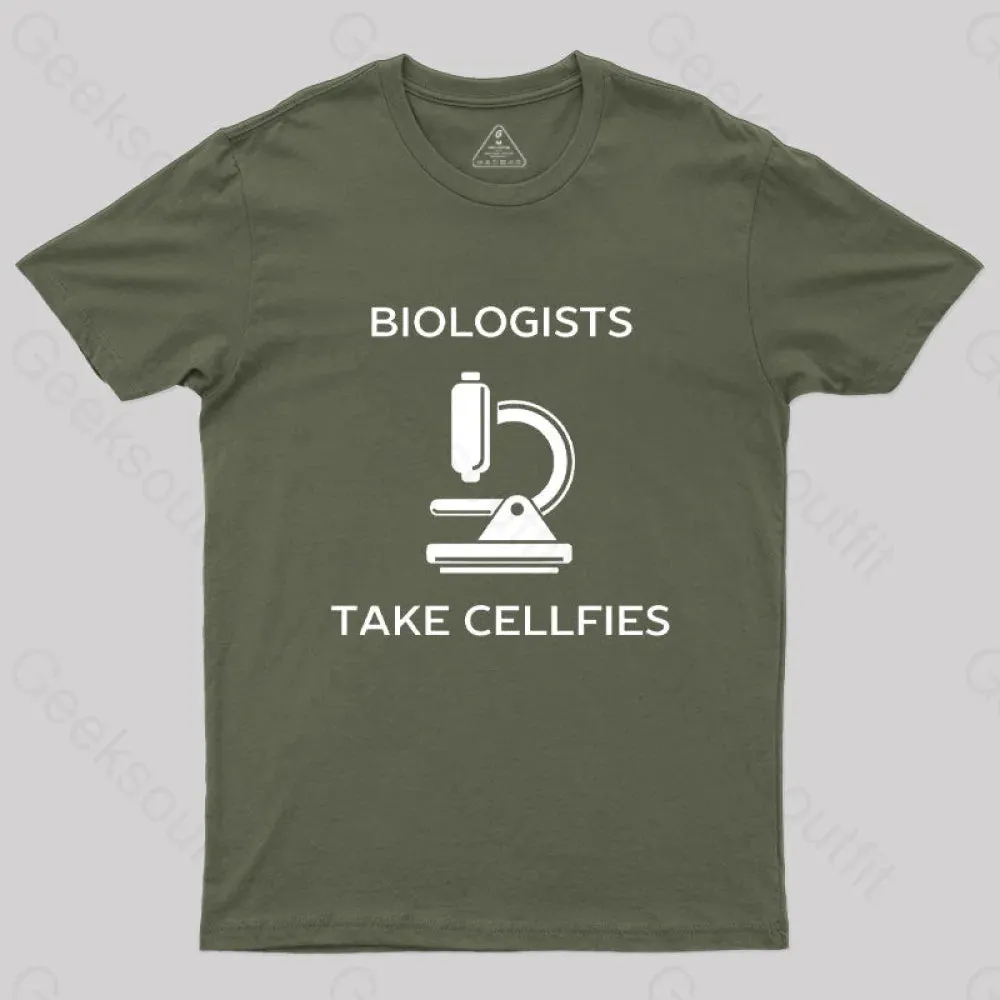 Biologists Take Cellfies T-Shirt - Image 4