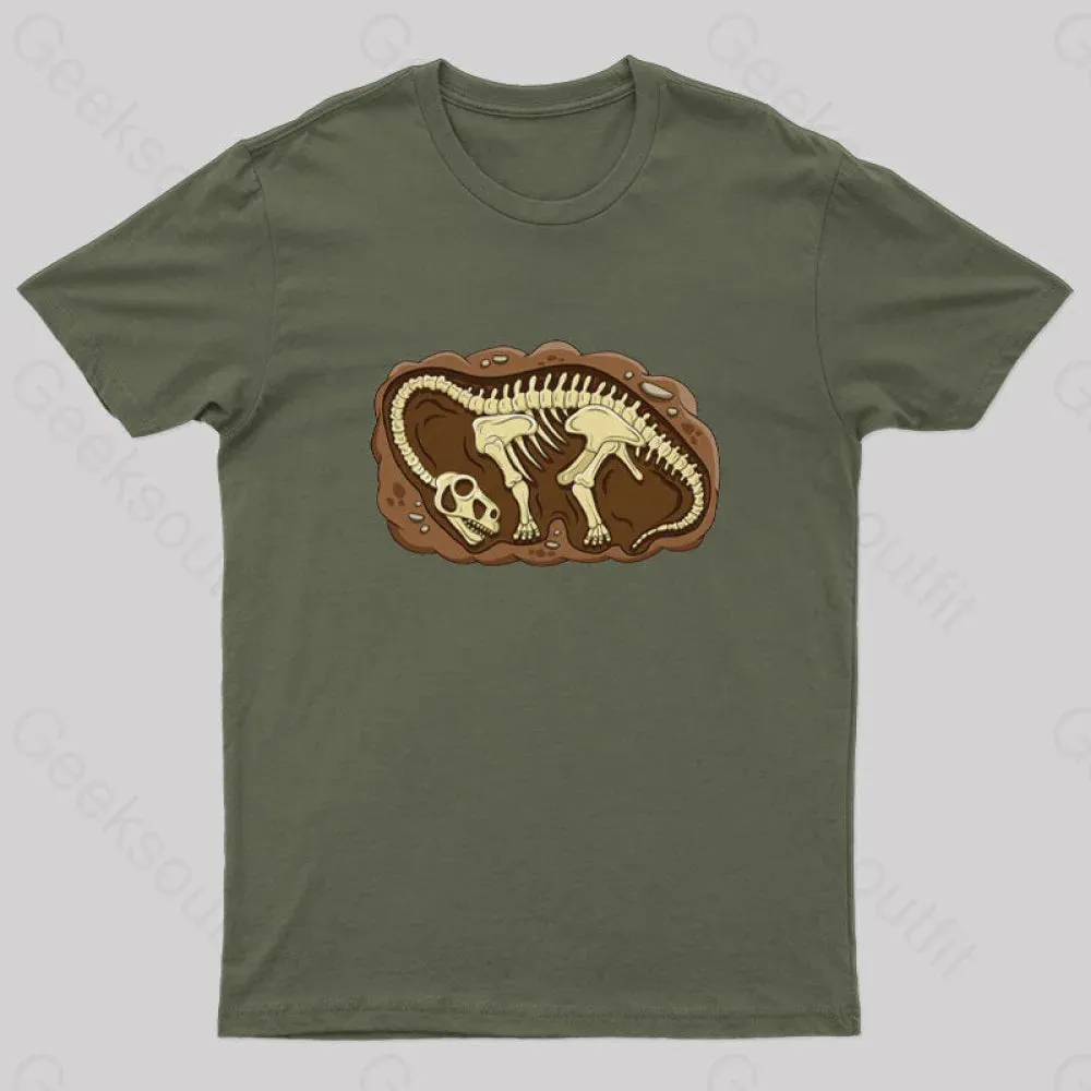 Biology Dinosaur Fossils Geek T-Shirt - Image 5