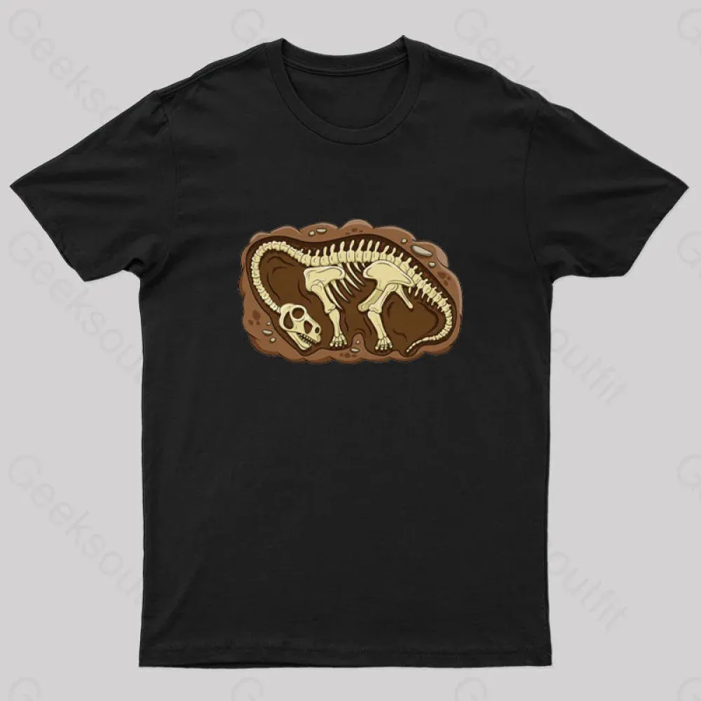 Biology Dinosaur Fossils Geek T-Shirt - Image 4