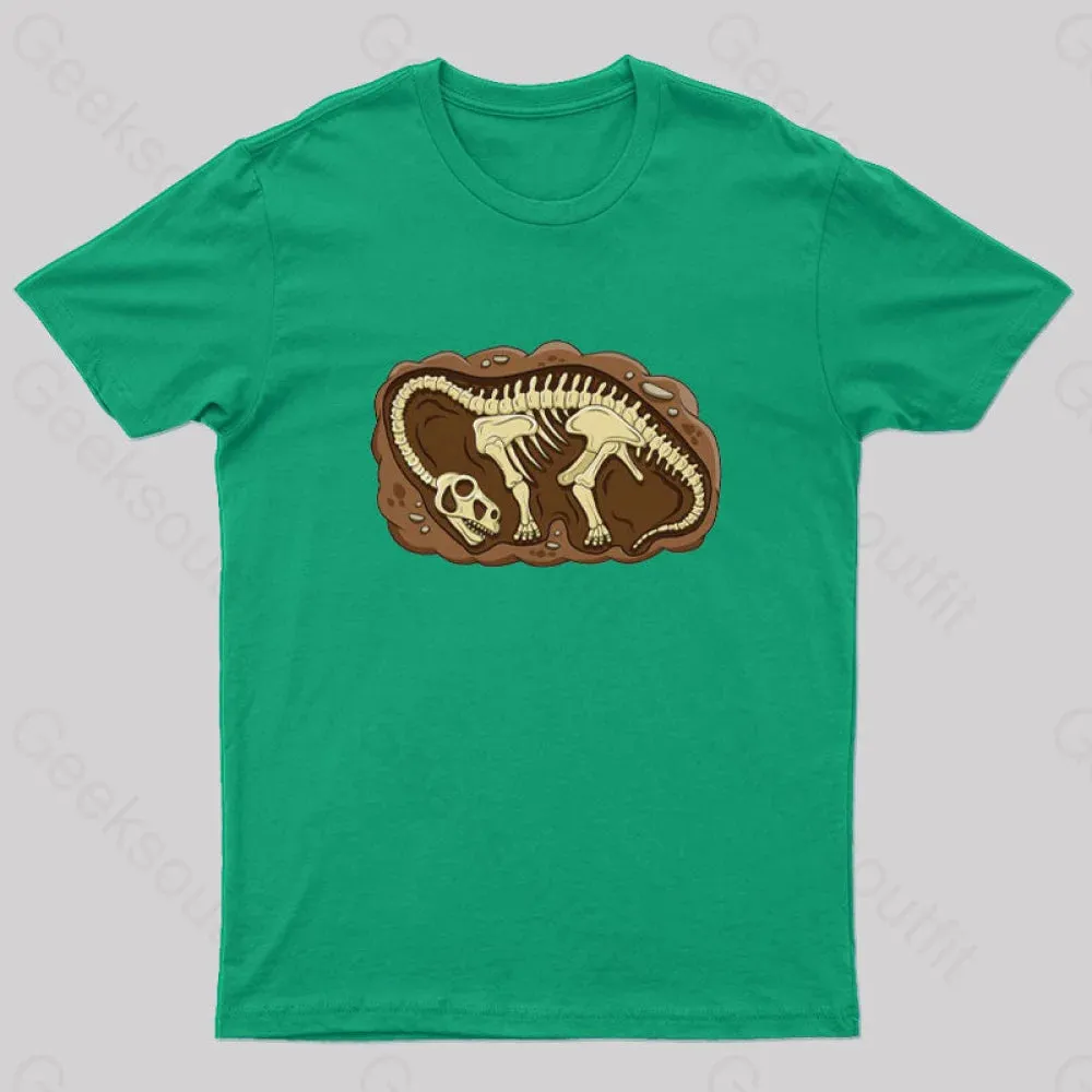 Biology Dinosaur Fossils Geek T-Shirt - Image 2