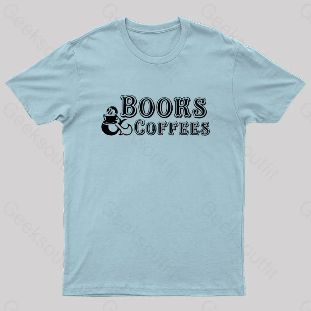 Books And Coffees Nerd T-Shirt - Image 6