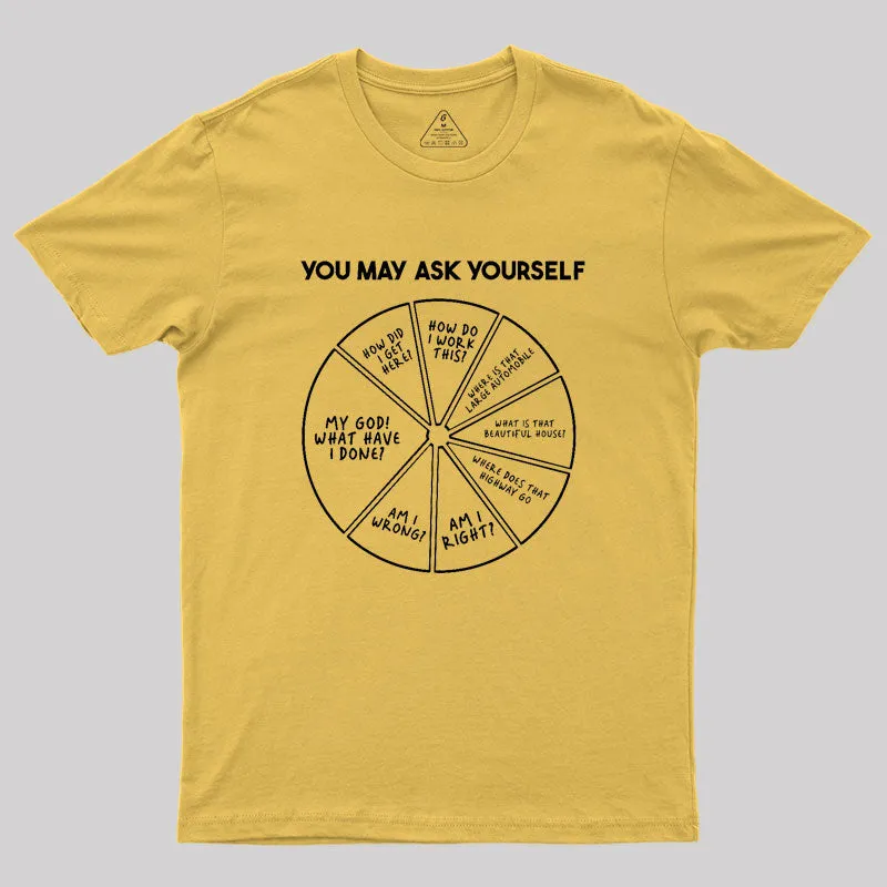 You May Ask Yourself Geek T-Shirt - Image 8