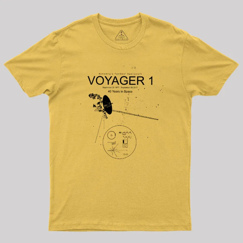 Voyager 1 Geek T-Shirt - Image 8
