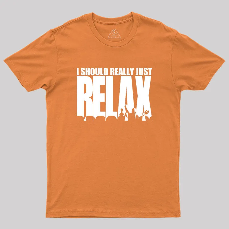MST3K Says RELAX Geek T-Shirt - Image 7