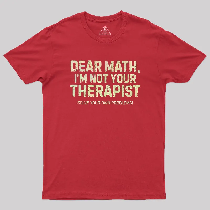 Dear Math Geek T-Shirt - Image 5