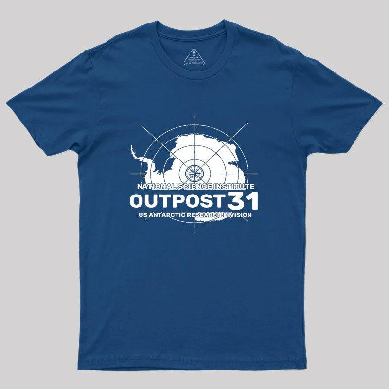 Outpost 31 Antarctic Research Division Geek T-Shirt