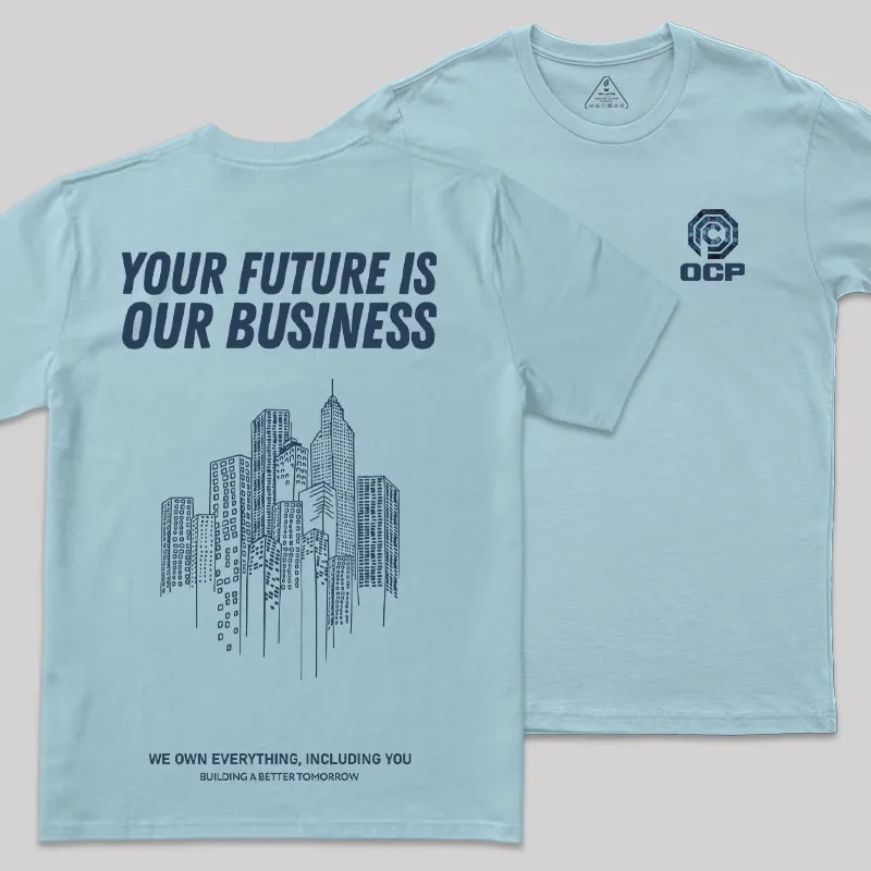 Robocop OCP Front and Back Printed Geek T-Shirt - Image 3