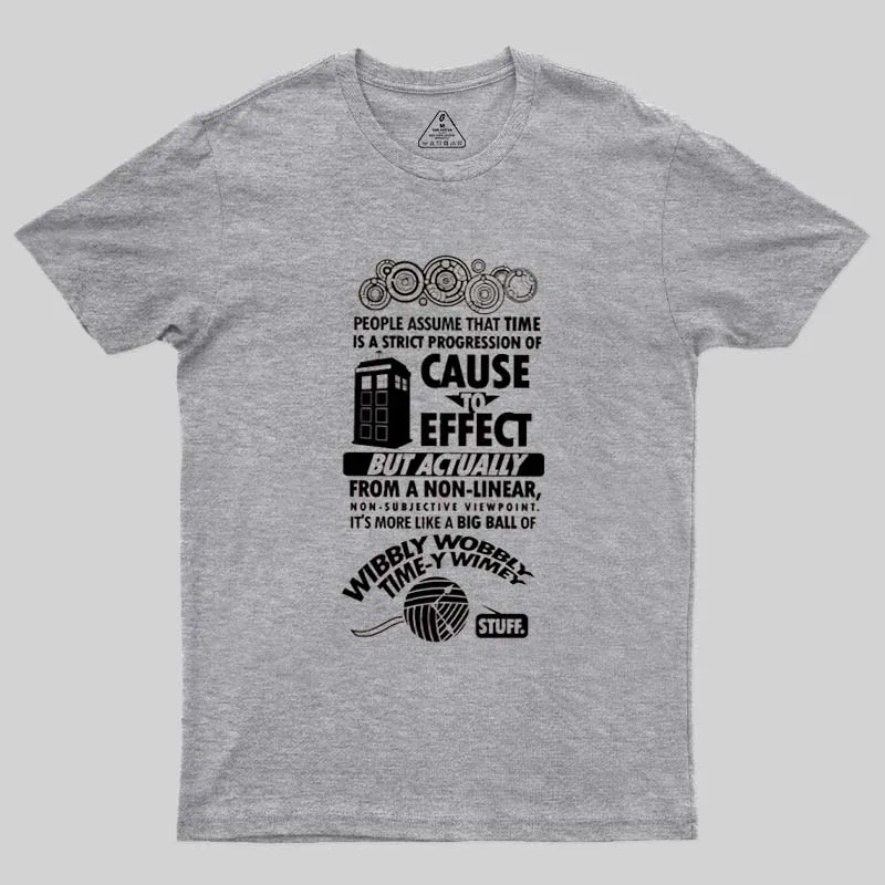 Timey Wimey Geek T-Shirt - Image 4