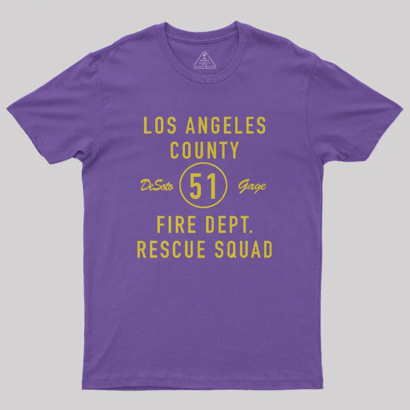 Emergency Squad 51 Geek T-Shirt - Image 6
