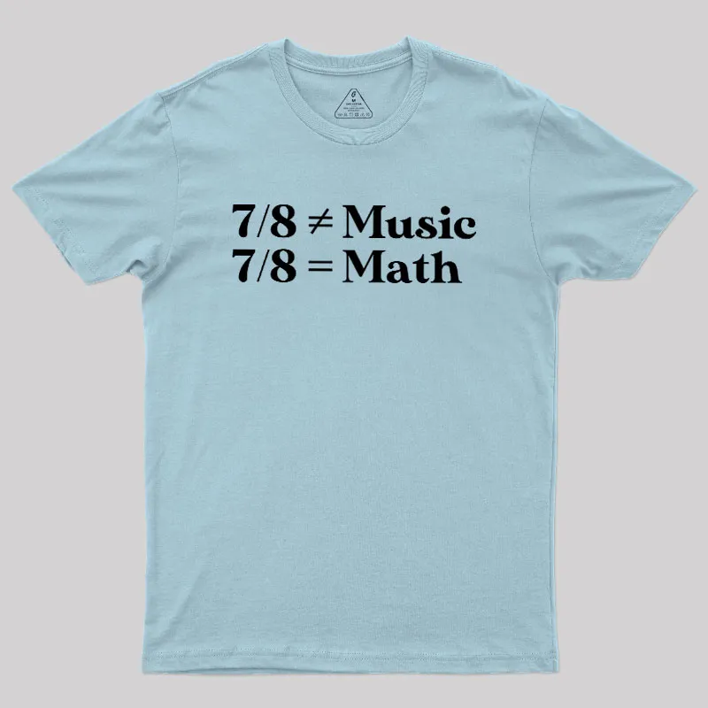 Music and Math Geek T-Shirt - Image 9
