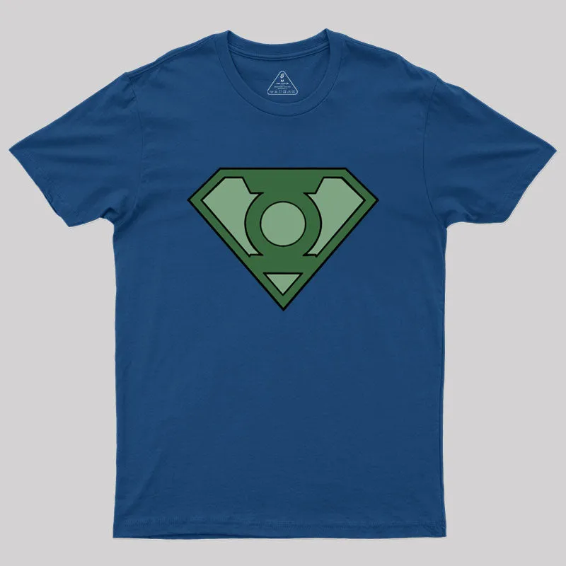 super green lantern Geek T-Shirt - Image 3