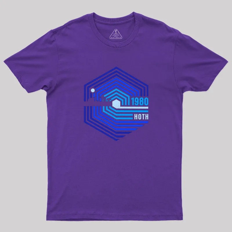 Retro Ice Planet Geek T-Shirt - Image 7