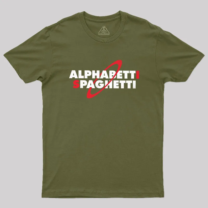 Alphabetti Spagetti Geek T-Shirt - Image 3