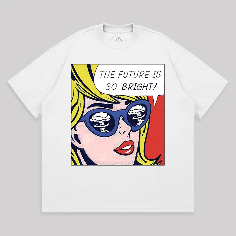 Pop Optimistic Girl Unisex Oversized T-shirt