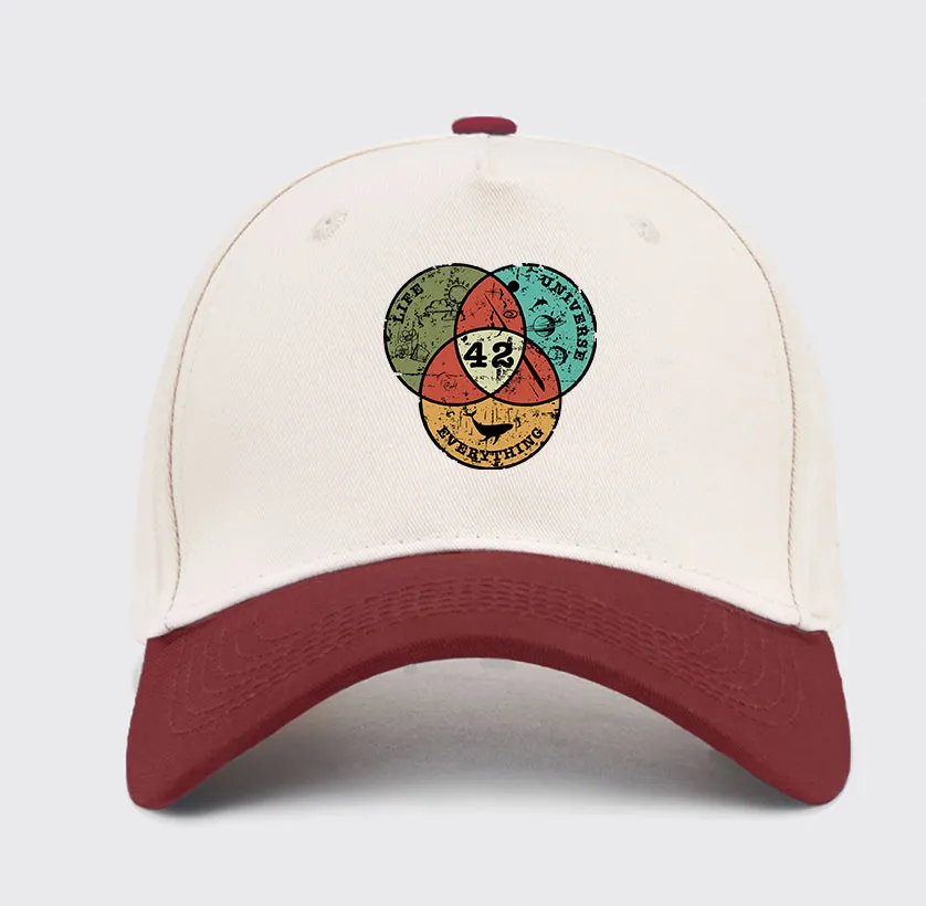 Life, the Universe & Everything Washed Vintage Baseball Cap - Image 7