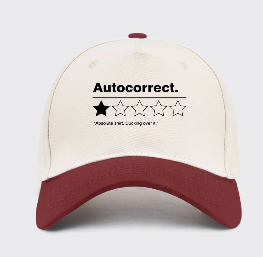 Autocorrect. Ducking over it Baseball Cap - Image 3