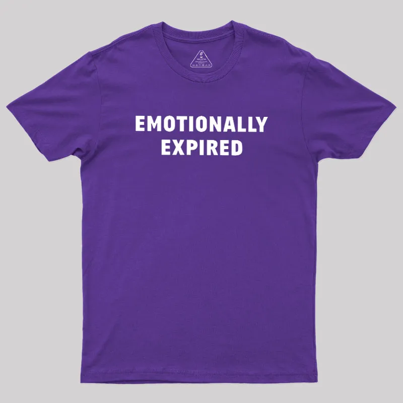 Emotionally Expired Geek T-Shirt - Image 8