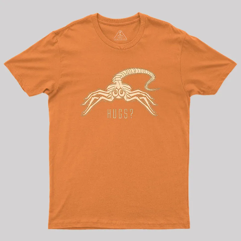 Facehugger Hugs? T-Shirt - Image 4