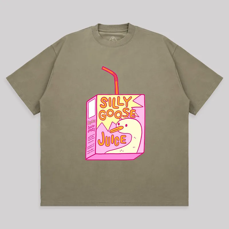 Silly Goose Juice Unisex Oversized T-shirt - Image 4