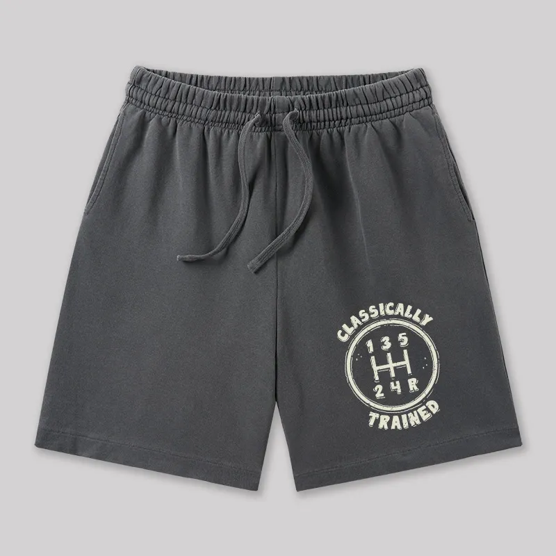 Classically Trained Geeky Washed Shorts - Image 2