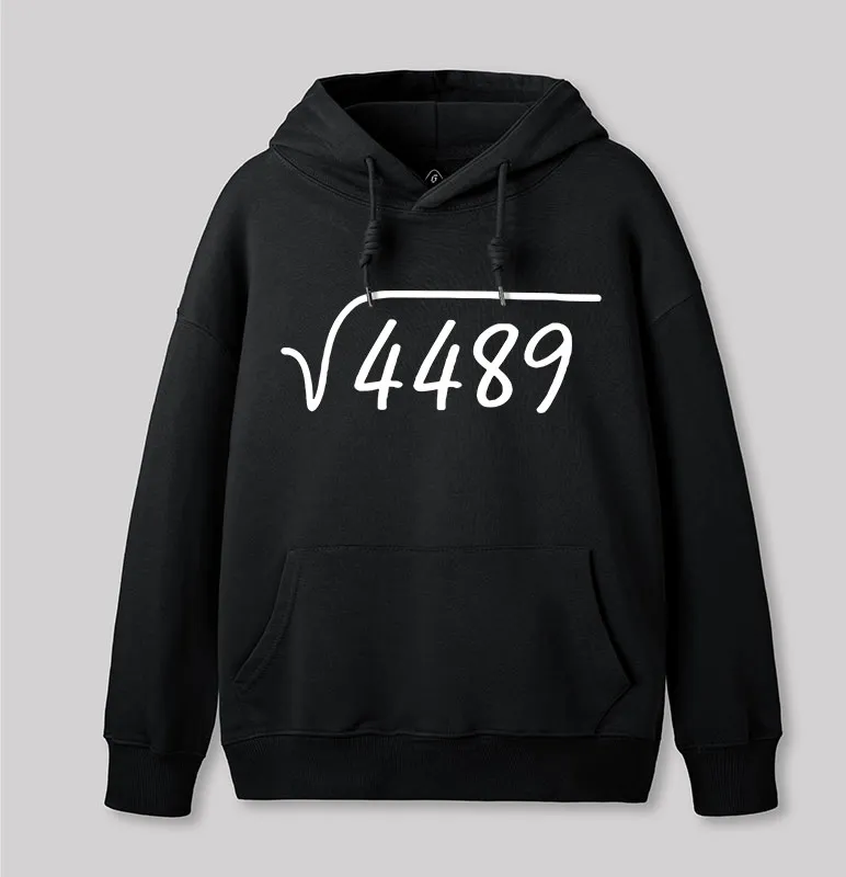 Alternative view of 67 Meme Square Root Geek Hoodie