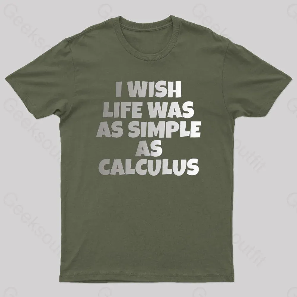 CALCULUS: Simple As Calculus Nerd T-Shirt - Image 3