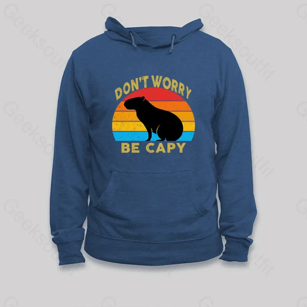 Alternative view of Capybara Don't Worry Hoodie