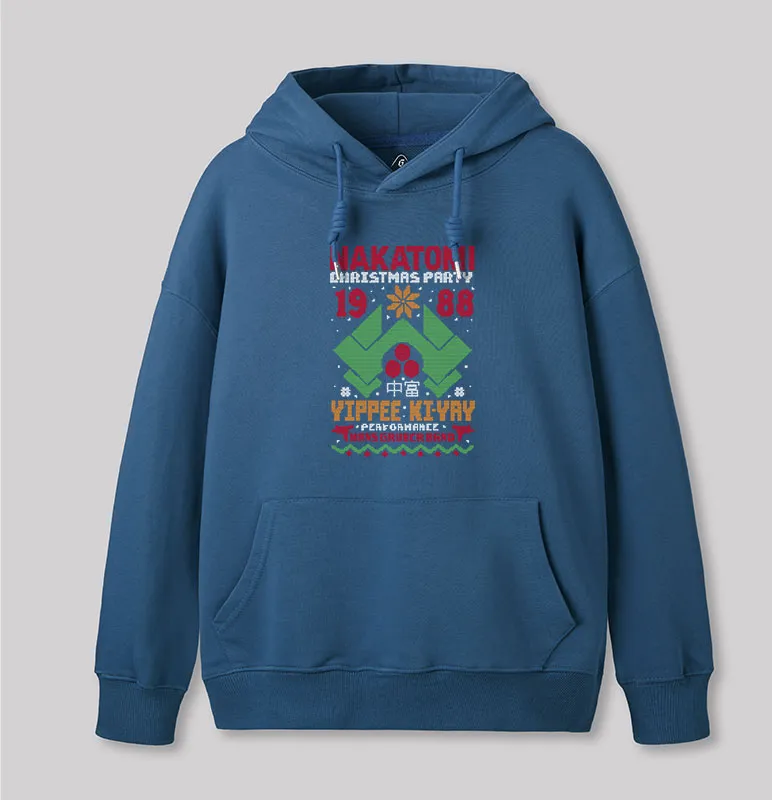 Alternative view of Nakatomi Christmas Party Geek Hoodie