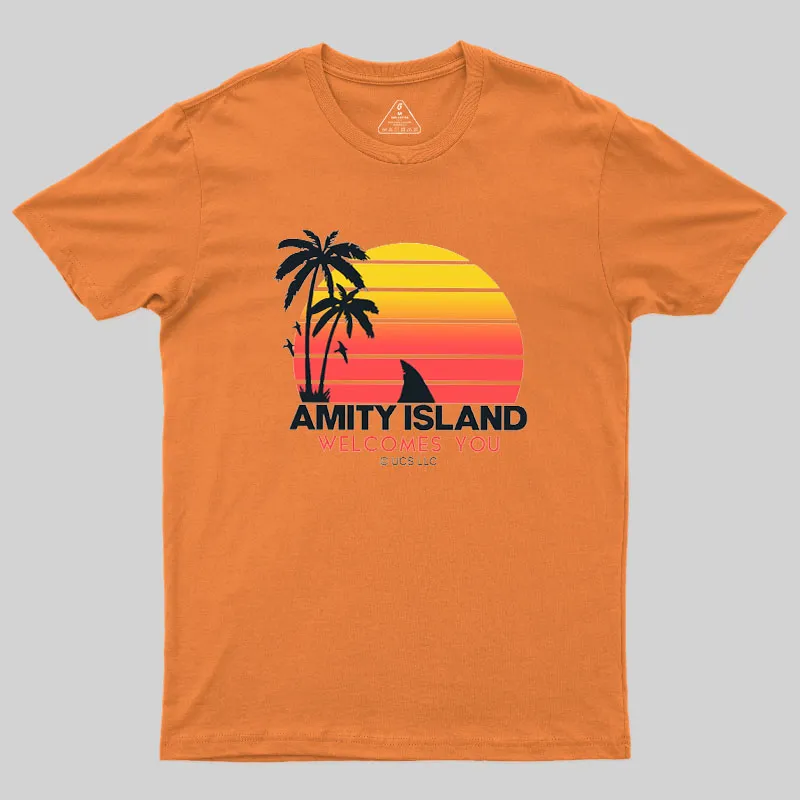 Amity Island Geek T-Shirt - Image 5
