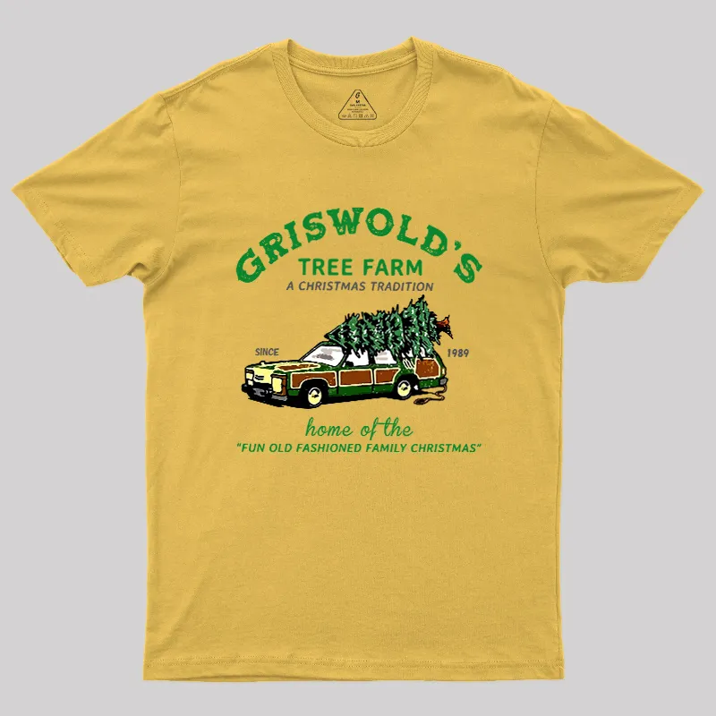 Griswold's Tree Farm Family Christmas Desde 1989 Geek T-Shirt - Image 5