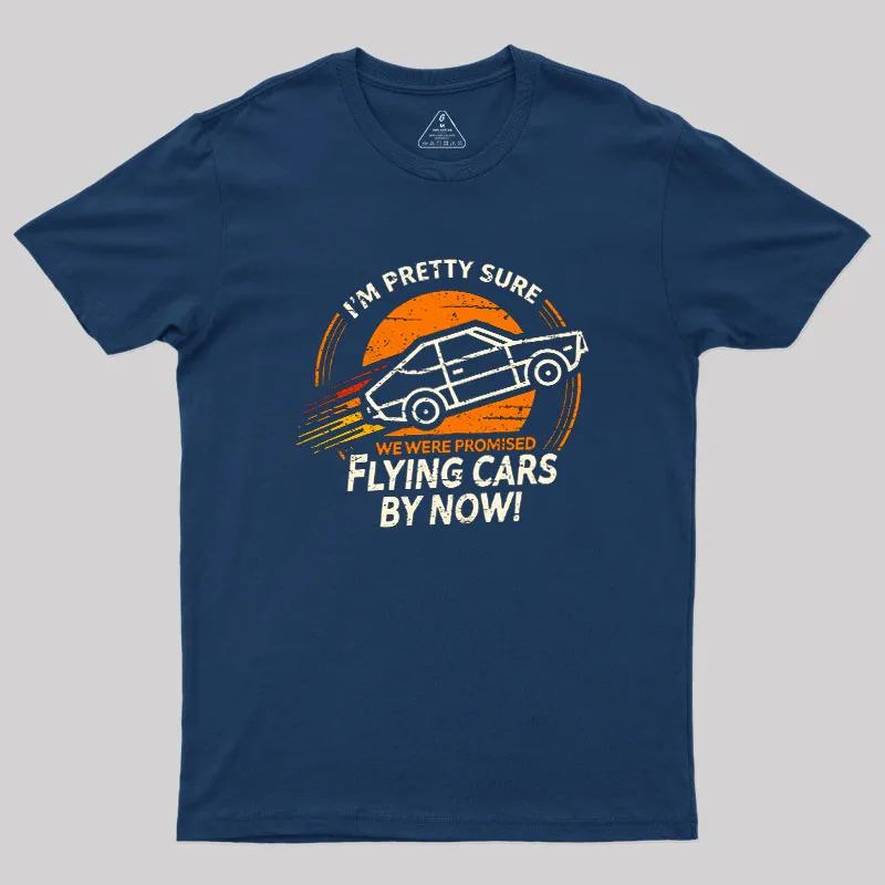 Flying Cars By Now Geek T-Shirt - Image 2