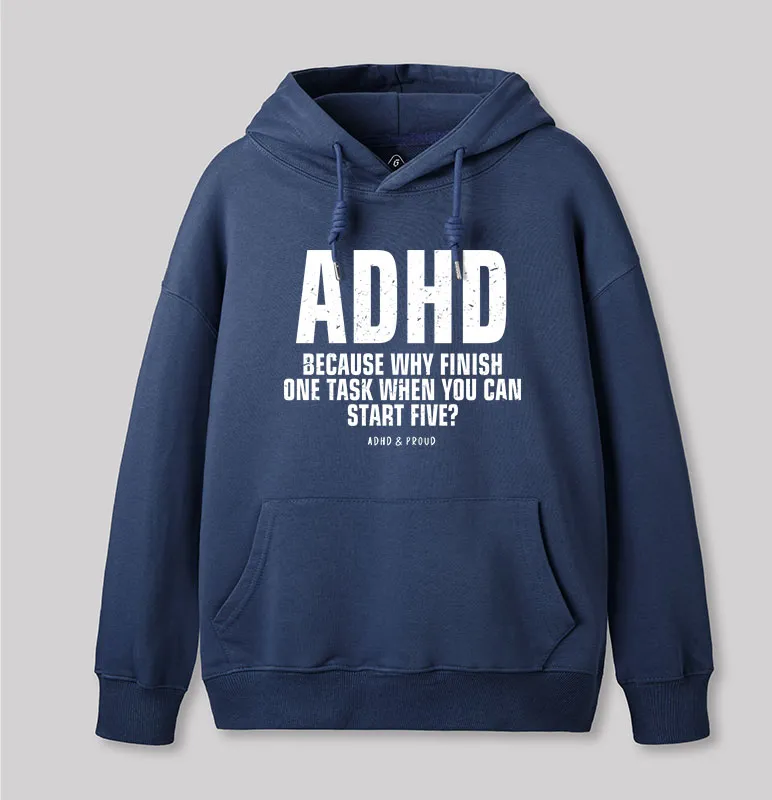 Alternative view of ADHD Geek Hoodie
