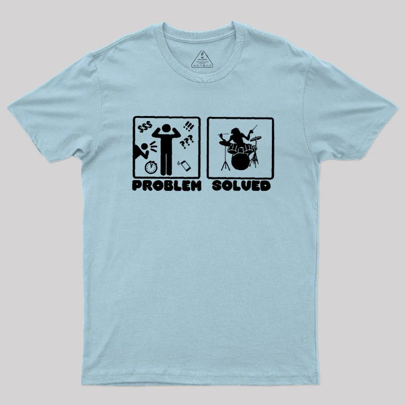 Stress Relief Through Music Geek T-Shirt - Image 8