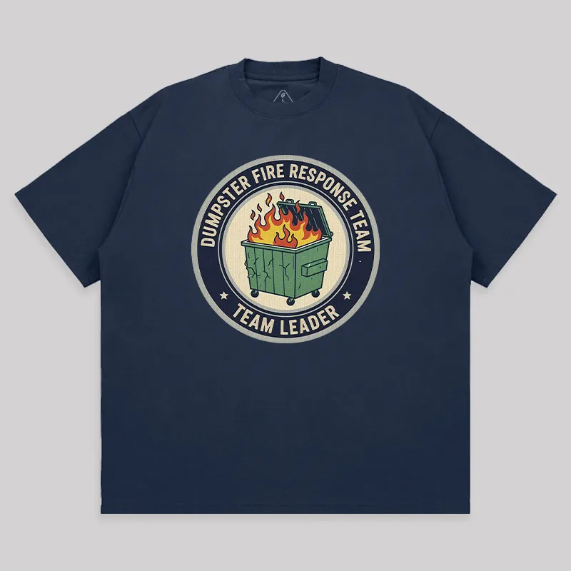 Dumpster Fire Response Team Unisex Oversized T-shirt - Image 6