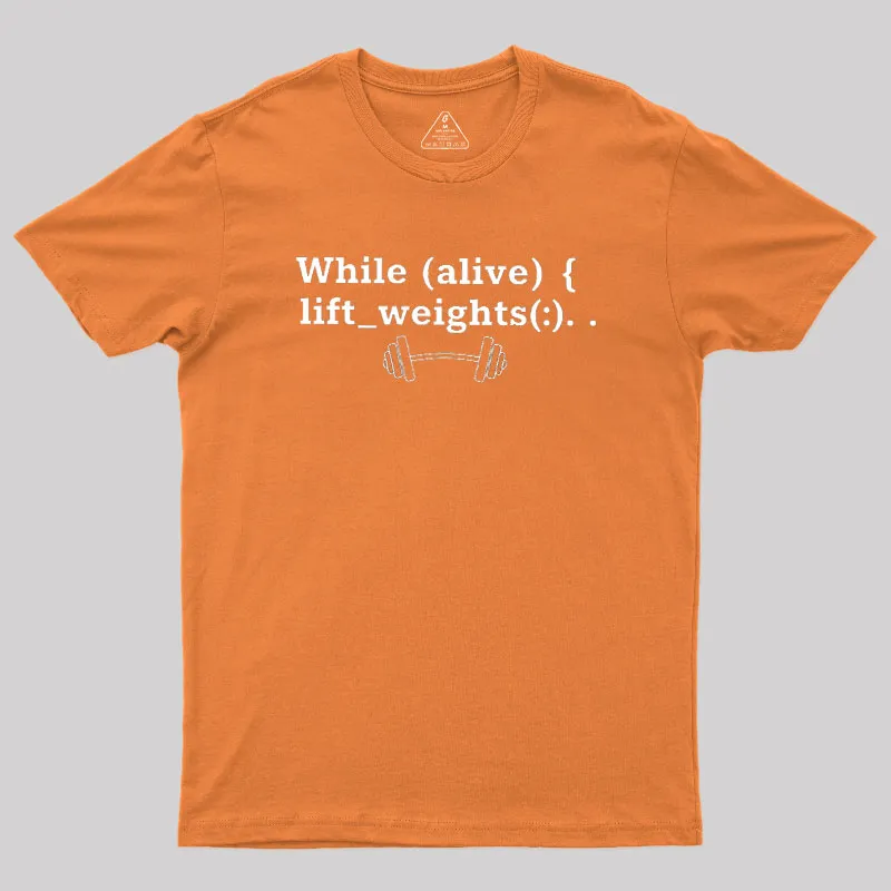 Code & Lift Loop Geek T-Shirt - Image 5