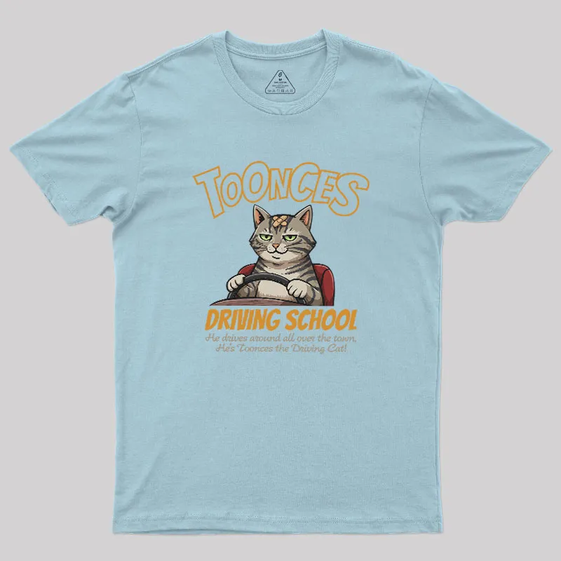 Toonces Driving Academy Geek T-Shirt - Image 7