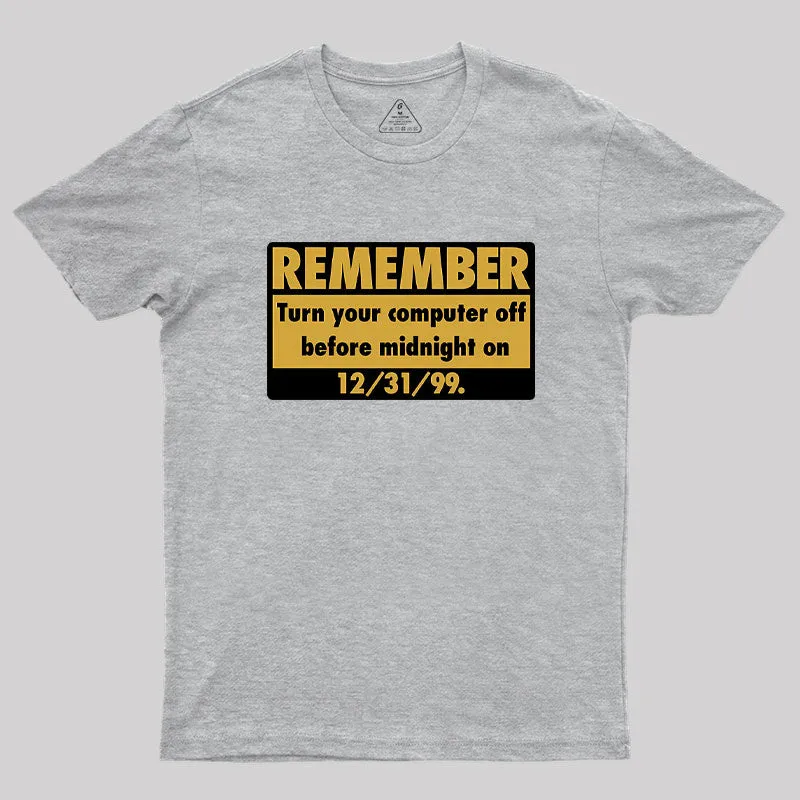 The Millennium Bug Vintage Art Geek T-Shirt - Image 4