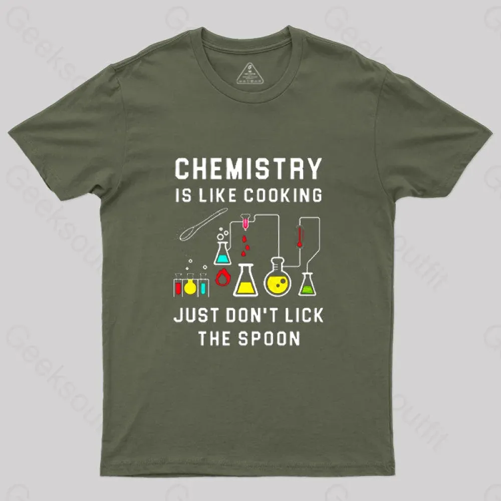 Chemistry is Like Cooking T-Shirt - Image 2