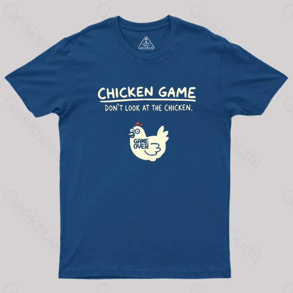 Chicken Game Geek T-Shirt - Image 3