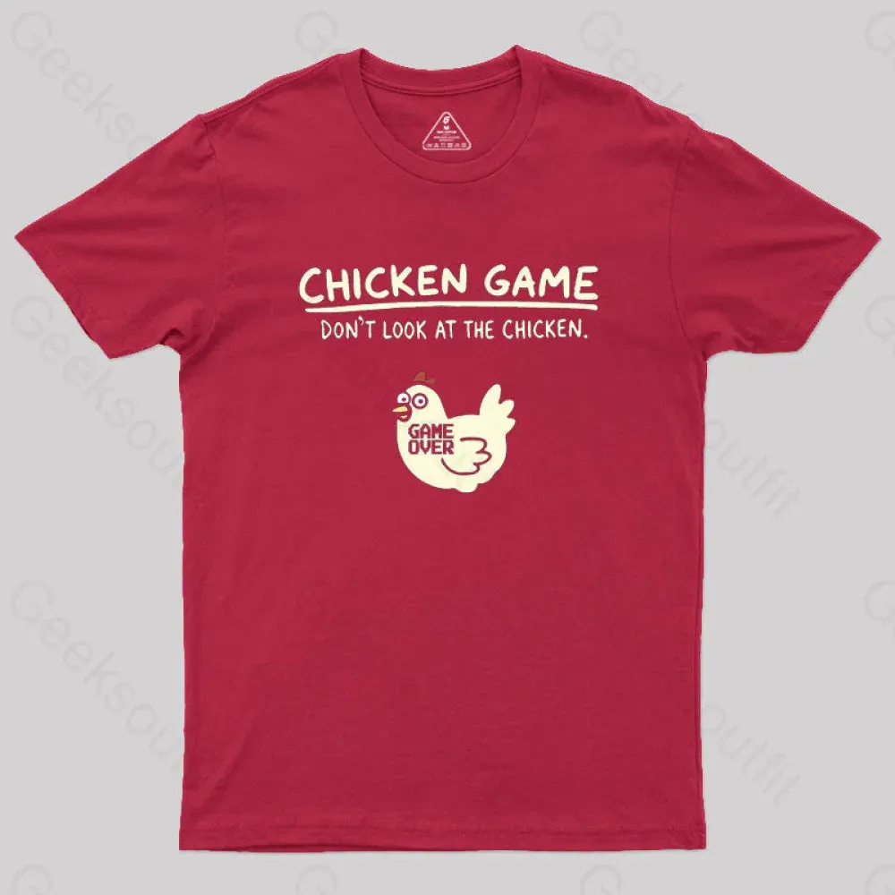 Chicken Game Geek T-Shirt - Image 5