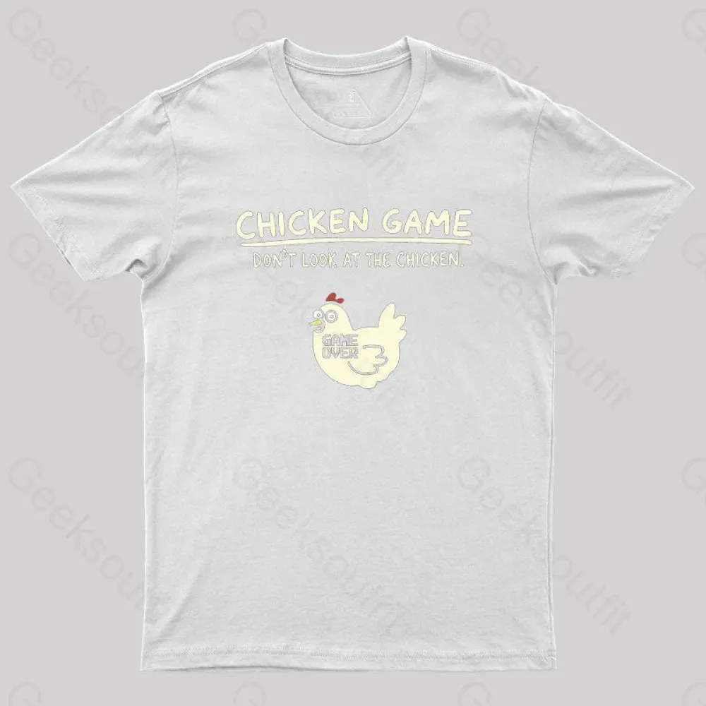 Chicken Game Geek T-Shirt - Image 11